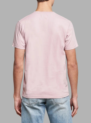 Men’s Faded Pink Solid Crew Neck Cotton T-Shirt for Men | Promo Thread Soft Bio-Washed Tee