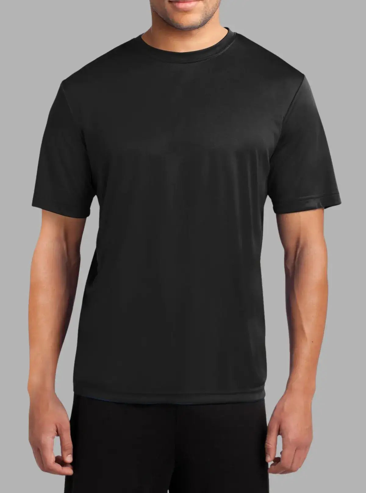 Men’s Black 140 GSM Dri-Fit Polyester T-Shirt | Promo Thread