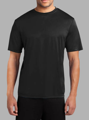 Men’s Black 140 GSM Dri-Fit Polyester T-Shirt | Promo Thread