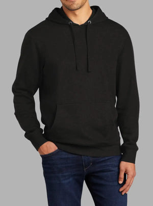 Men’s Black 300gsm Hooded Sweatshirt | Premium Poly Cotton – Promo Thread