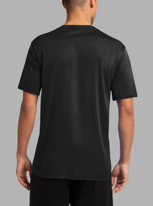 Men’s Black 140 GSM Dri-Fit Polyester T-Shirt | Promo Thread