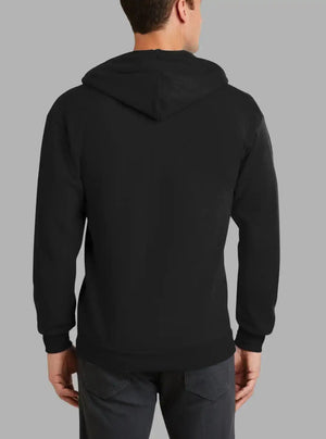 Men’s Black Hooded Zipper Sweatshirt 300gsm | Promo Thread