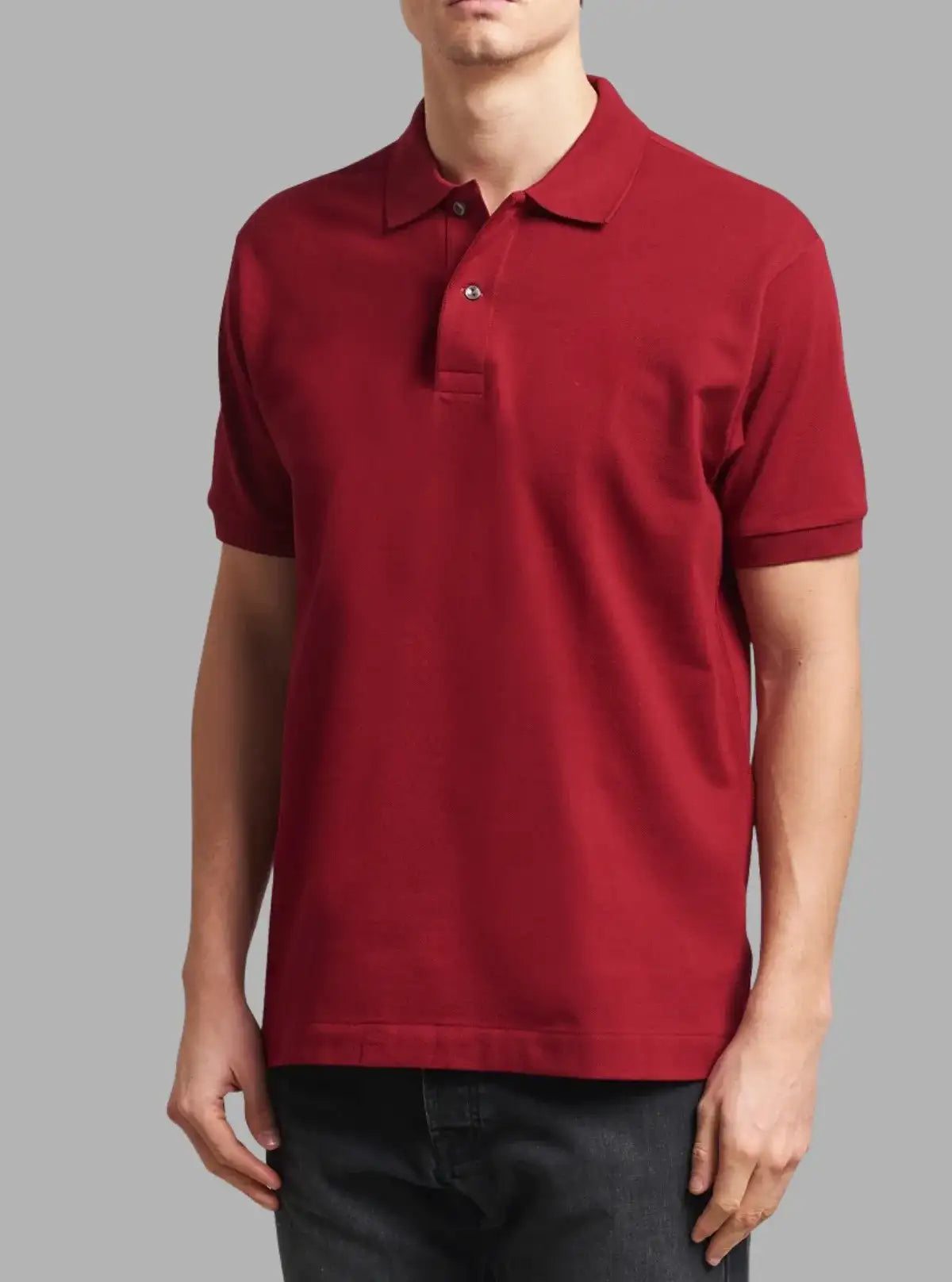Men’s Pike Bordeaux Solid Polo T-Shirt 100% Cotton | Promo Thread