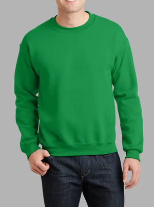 Men’s Bright Green 300gsm Crew Neck Sweatshirt | Promo Thread