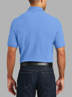 Men’s Carolina Blue Polyester Pique Polo T-Shirt | Promo Thread