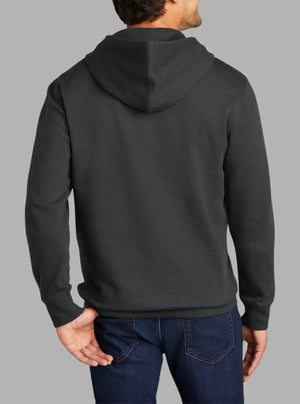 Men’s Charcoal 300gsm Hooded Sweatshirt | Premium Poly Cotton
