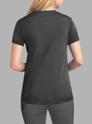 Women’s Charcoal Polyester Dry Fit T-Shirt 140gsm | Promo Thread