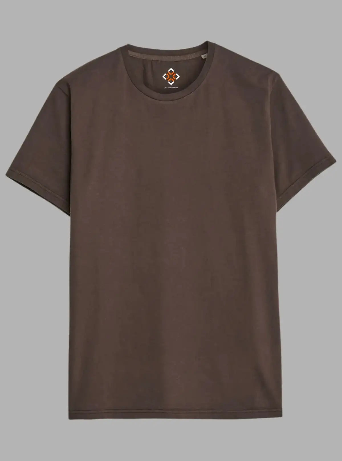 Coffee Brown Men’s 180 GSM Cotton T-Shirt – Promo Thread