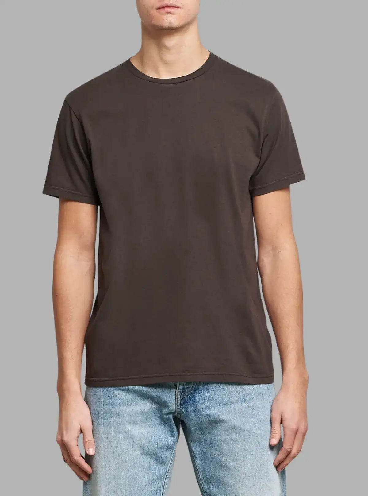 Coffee Brown Men’s 180 GSM Cotton T-Shirt – Promo Thread