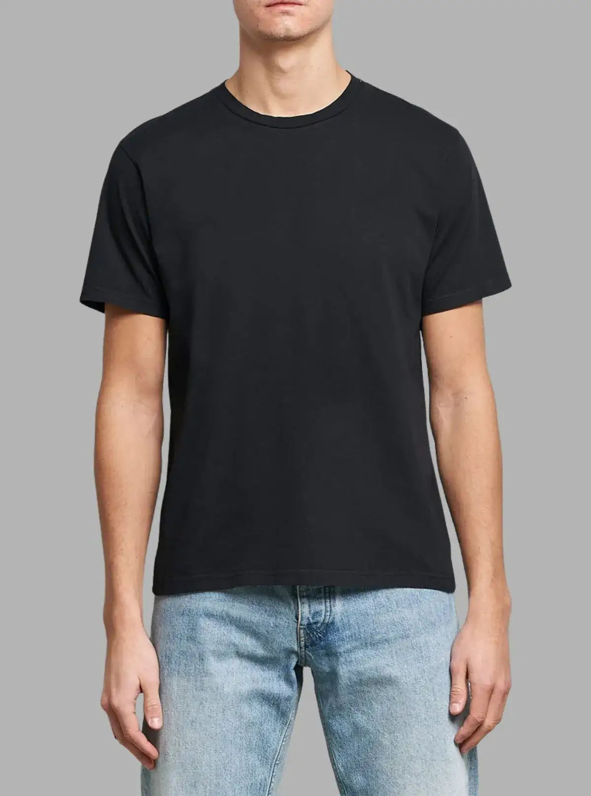 Deep Black Men’s 180 GSM Cotton T-Shirt – Promo Thread
