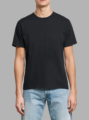 Deep Black Men’s 180 GSM Cotton T-Shirt – Promo Thread