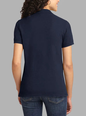 Women’s Deep Navy Piqué Polyester Polo T-Shirt 200 GSM | Promo Thread