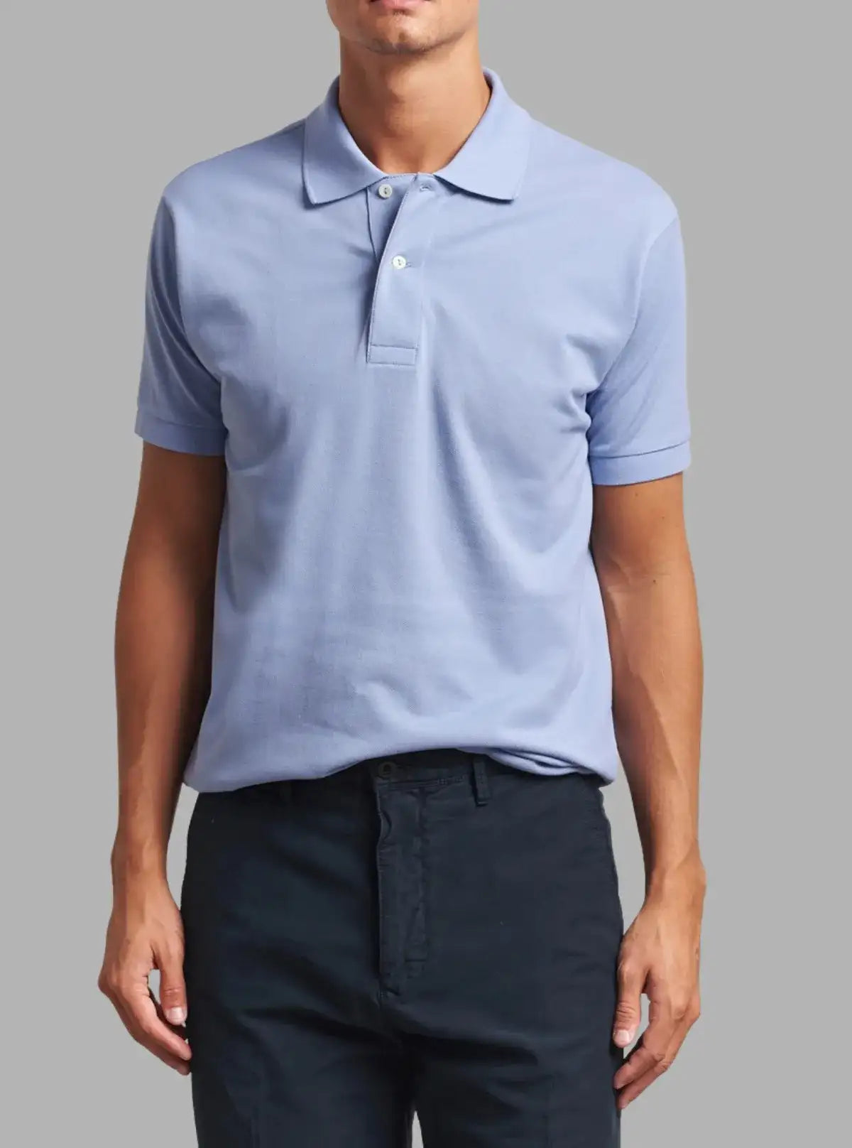 Men’s Pike Delphinium Solid Polo T-Shirt 100% Cotton | Promo Thread