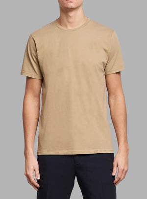 Desert Khaki Men’s 180 GSM Cotton T-Shirt – Promo Thread