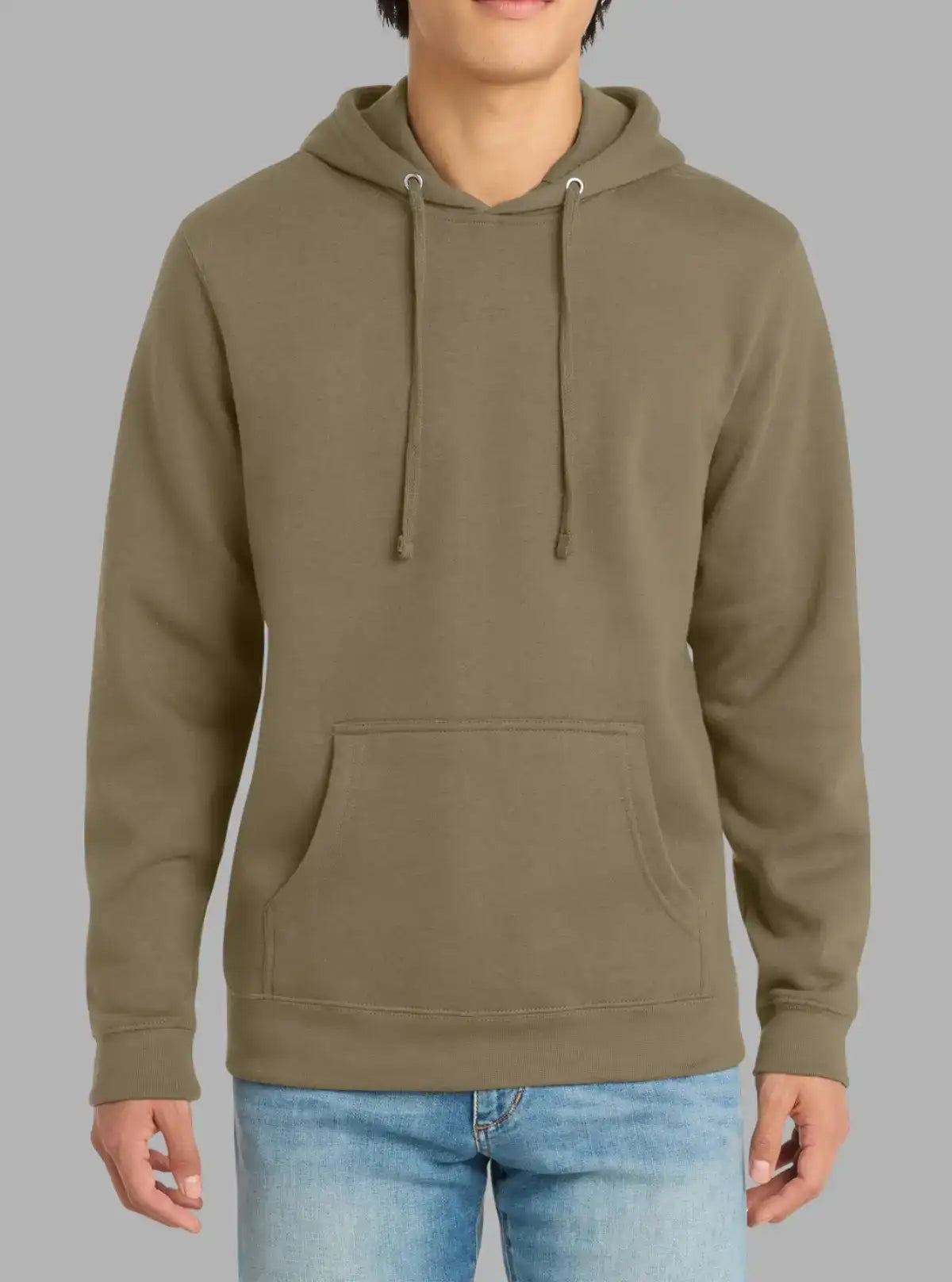Men’s Dusty Brown 300gsm Hooded Sweatshirt | Premium Poly Cotton