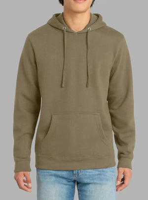Men’s Dusty Brown 300gsm Hooded Sweatshirt | Premium Poly Cotton