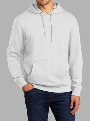 Men’s Faded Grey 300gsm Hooded Sweatshirt | Premium Poly Cotton