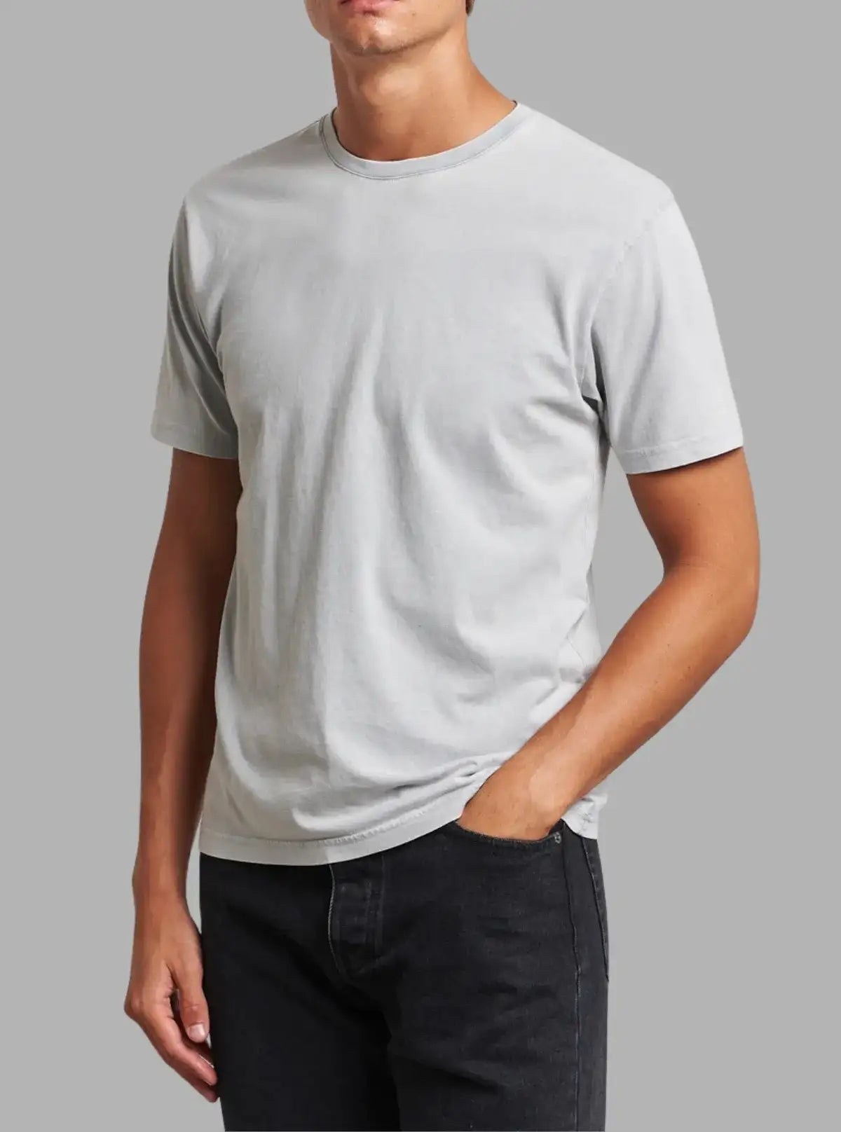 Faded Grey Men’s 180 GSM Cotton T-Shirt – Promo Thread