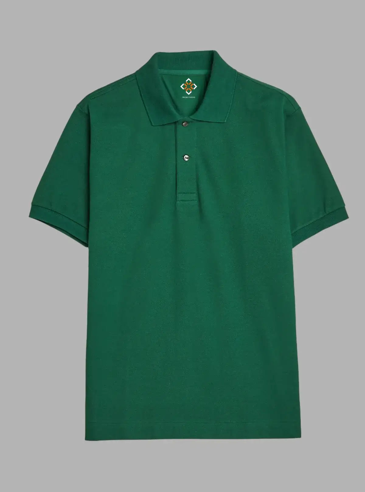 Men’s Pike Green Solid Polo T-Shirt 100% Cotton | Promo Thread