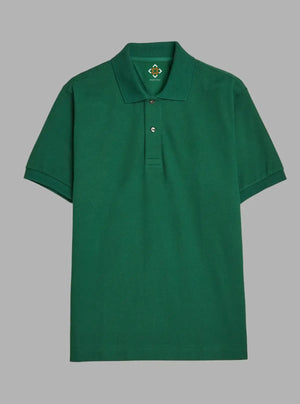 Men’s Pike Green Solid Polo T-Shirt 100% Cotton | Promo Thread
