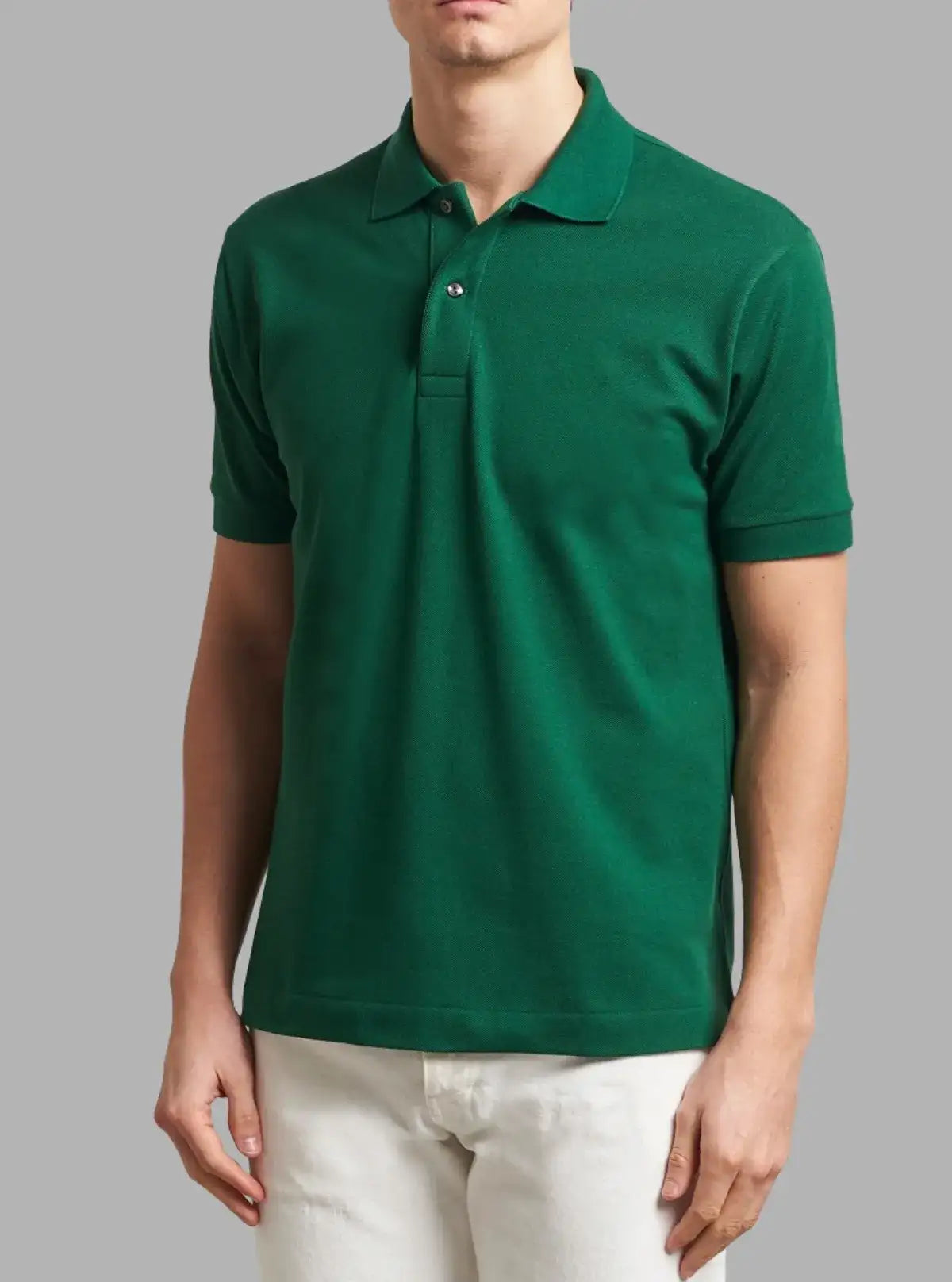 Men’s Pike Green Solid Polo T-Shirt 100% Cotton | Promo Thread
