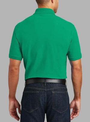 Men’s Kelly Green Polyester Pique Polo T-Shirt | Promo Thread