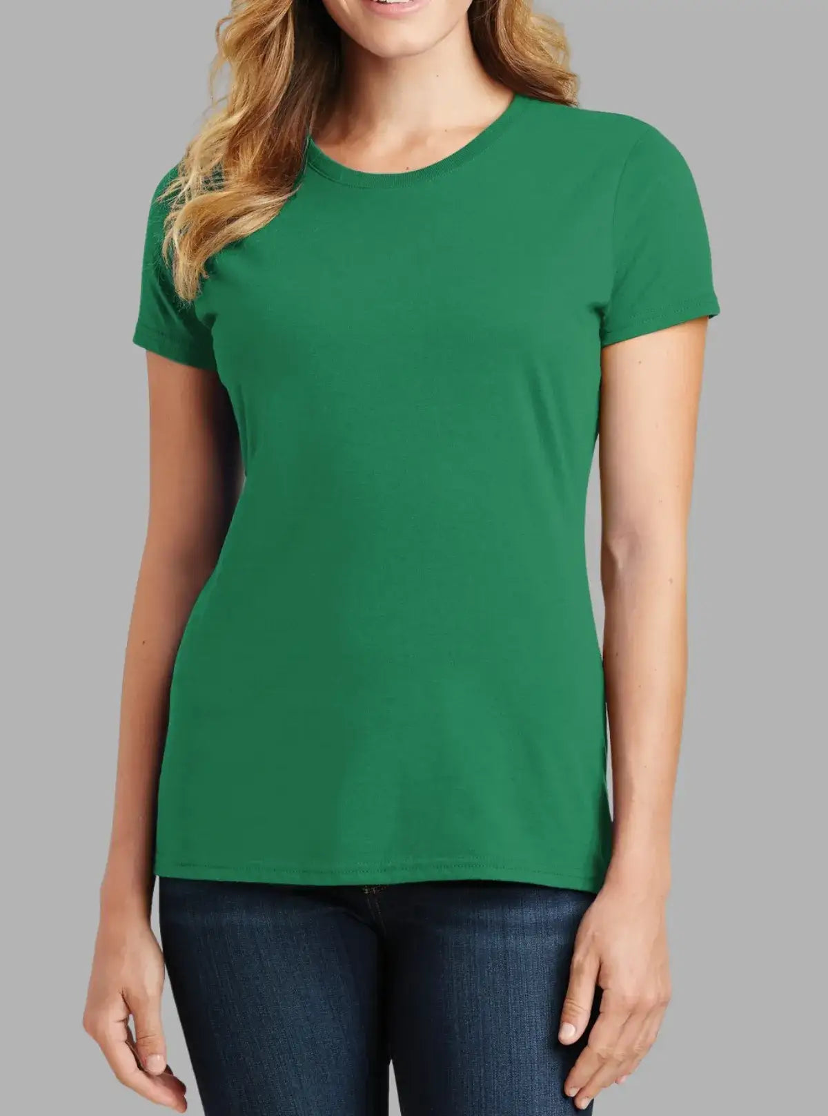 Women’s Kelly Green 180 GSM Cotton T-Shirt | Promo Thread