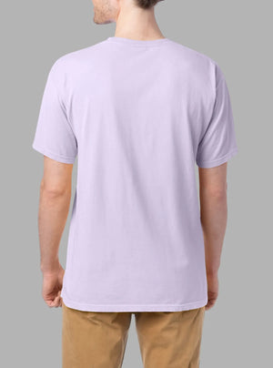 Men’s Lavender 180 GSM Solid Cotton T-Shirt | Premium Bulk Tees