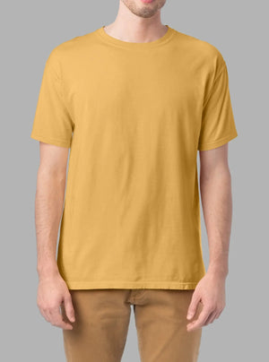 Men’s Mustard 180 GSM Cotton T-Shirt | Promo Thread