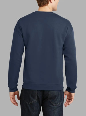 Men’s Navy Blue 300gsm Crew Neck Sweatshirt | Promo Thread
