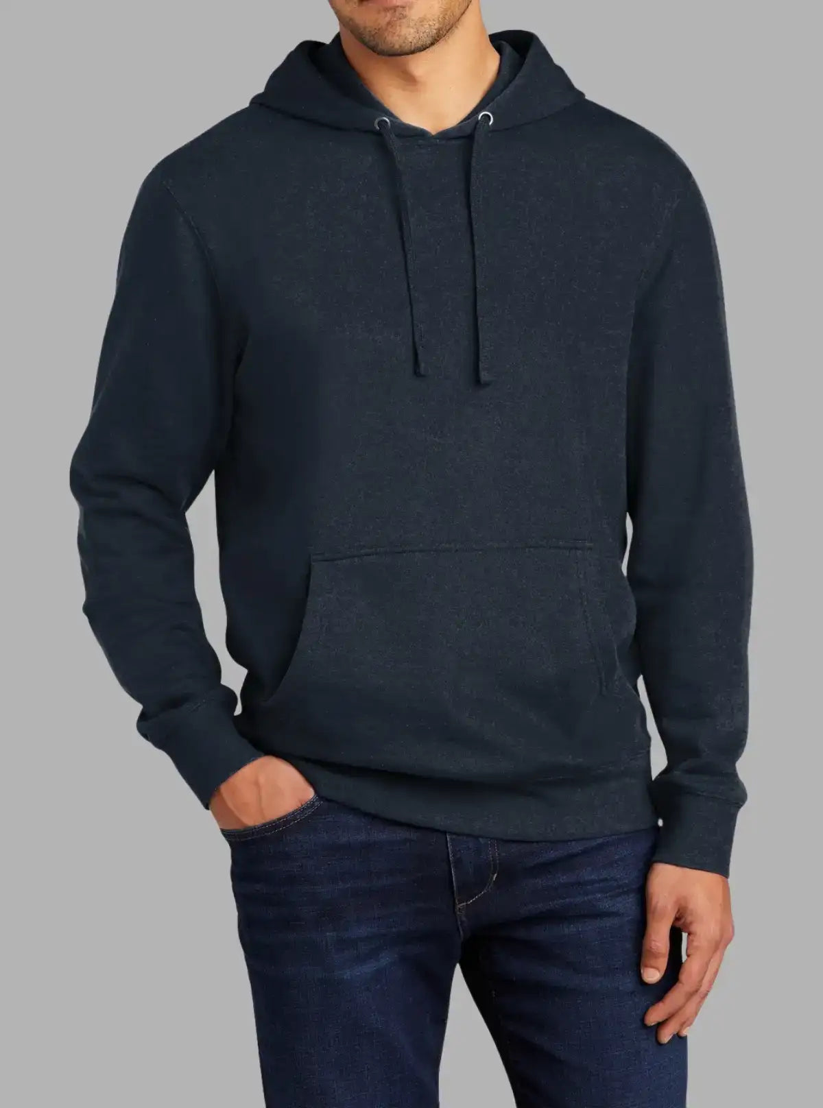 Men’s Navy Blue 300gsm Hooded Sweatshirt | Promo Thread