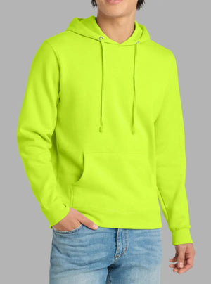 Men’s Neon Green 300gsm Hooded Sweatshirt | Promo Thread