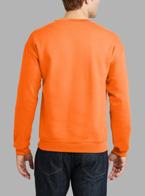 Men’s Orange Crew Neck Sweatshirt 300gsm | Promo Thread
