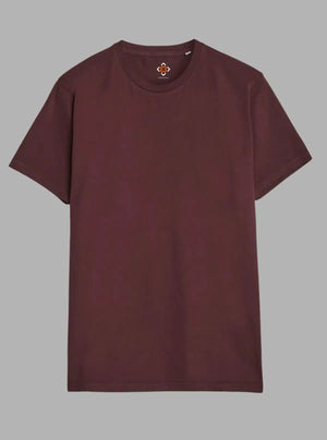 Oxblood Red 180 GSM Men’s Cotton T-Shirt | Premium Quality Tee