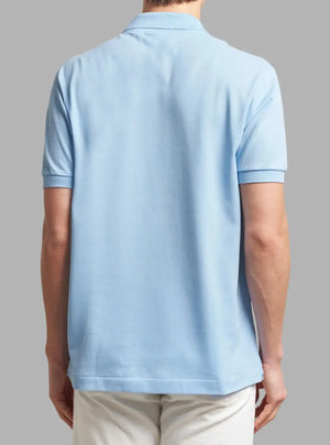 Men’s Pastel Blue Solid Polo T-Shirt 100% Cotton | Promo Thread