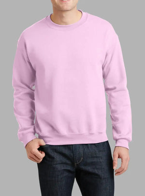 Men’s Pink Crew Neck Sweatshirt 300gsm | Promo Thread