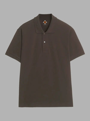 Men’s Porto Brown Solid Polo T-Shirt 100% Cotton | Promo Thread