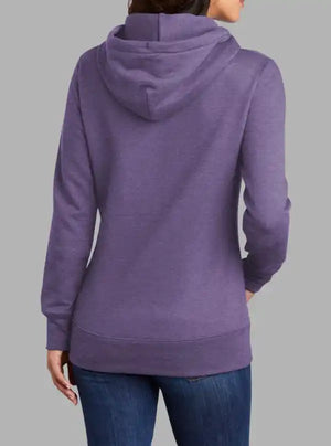 Women’s 300gsm Purple Hoodie – Soft Poly Cotton Sweatshirt