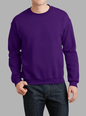 Men’s Purple Crew Neck Sweatshirt 300gsm | Promo Thread