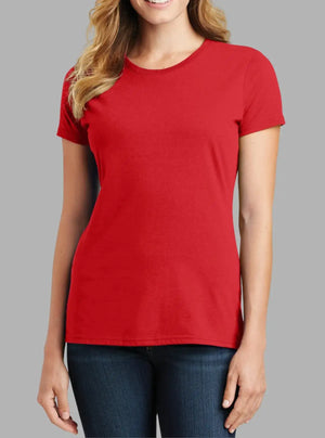 Women’s White 180 GSM Cotton T-Shirt | Soft Bio-Washed Tee