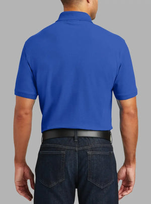 Men’s Royal Blue Polyester Pique Polo T-Shirt | Promo Thread