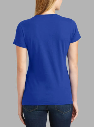 Women’s Royal Blue 180 GSM Cotton T-Shirt | Promo Thread
