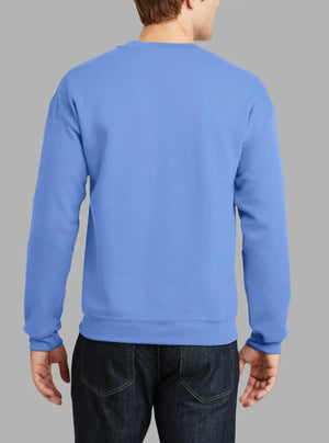Men’s Sea Blue Crew Neck Sweatshirt 300gsm | Promo Thread