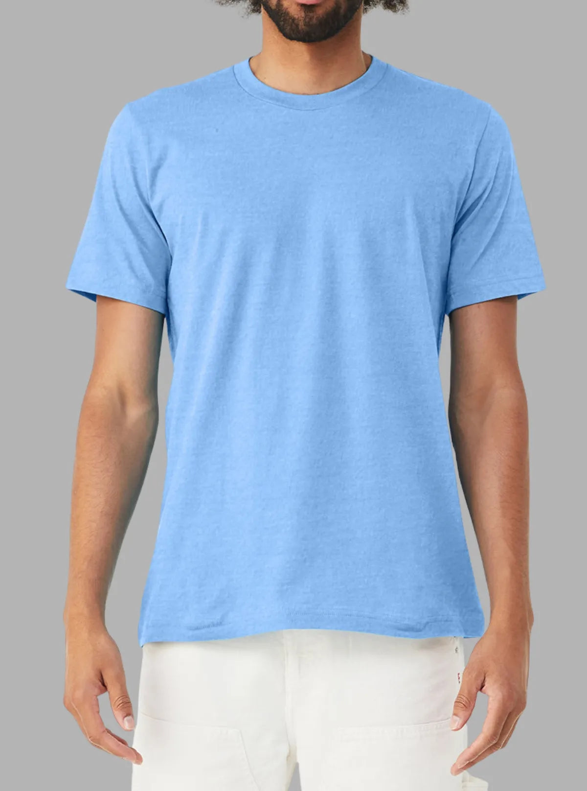 Men’s Sky Blue 180 GSM Cotton T-Shirt | Promo Thread
