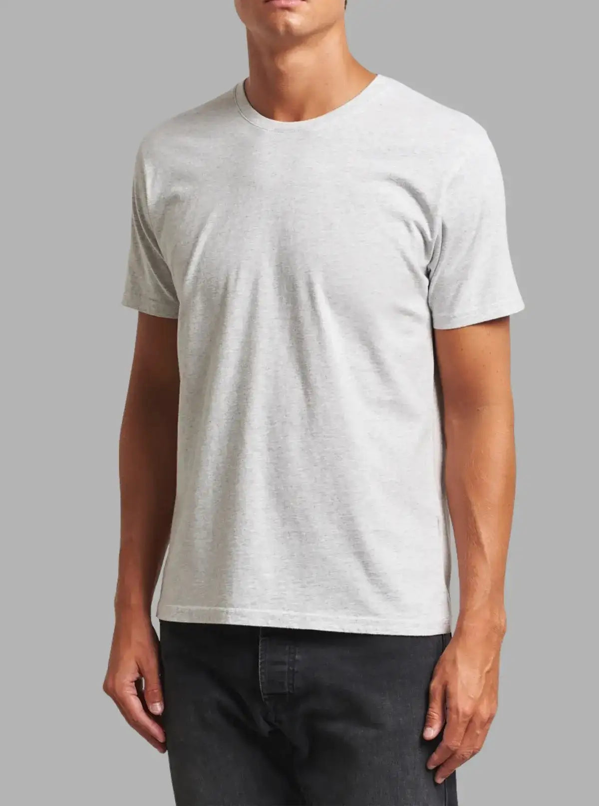 Snow Melange 180 GSM Men’s Cotton T-Shirt | Premium Bulk Tee