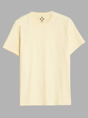 Soft Yellow 180 GSM Men’s Cotton T-Shirt | Premium Bulk Tee