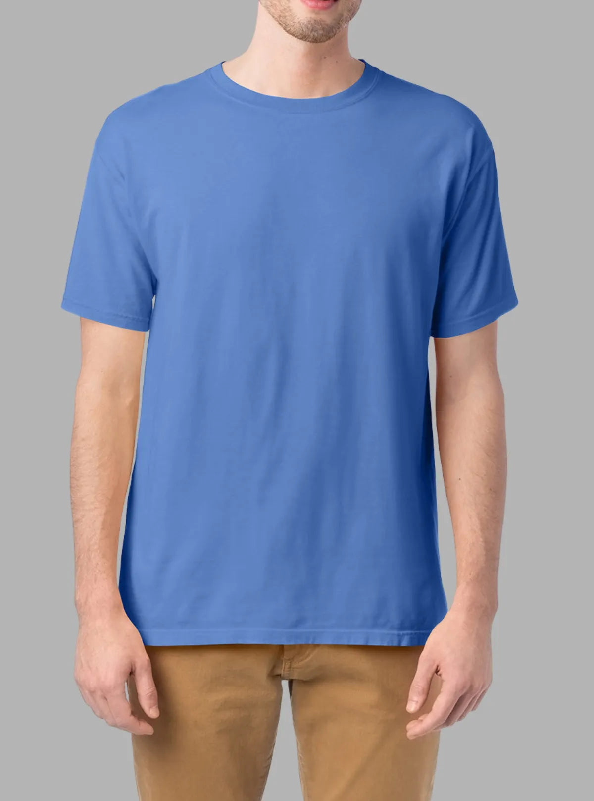 Men’s Stone Blue 180 GSM Cotton T-Shirt | Promo Thread