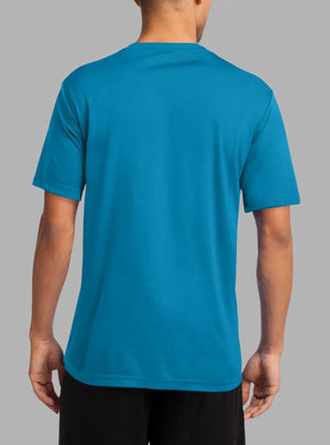 Men’s Turquoise 140 GSM Dry Fit Polyester T-Shirt | Promo Thread