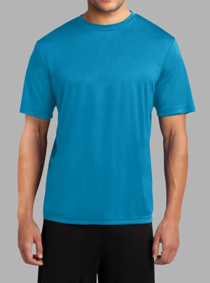 Men’s Turquoise 140 GSM Dry Fit Polyester T-Shirt | Promo Thread