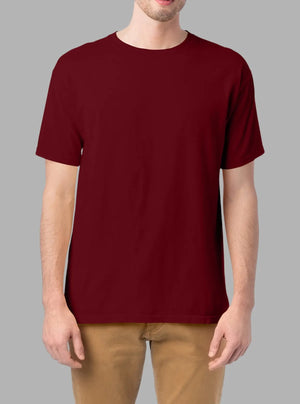Men’s Wine Red 180 GSM Cotton T-Shirt | Promo Thread